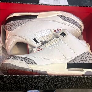 Jordan 3 Retro White Sneakers